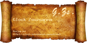 Glock Zsuzsanna névjegykártya